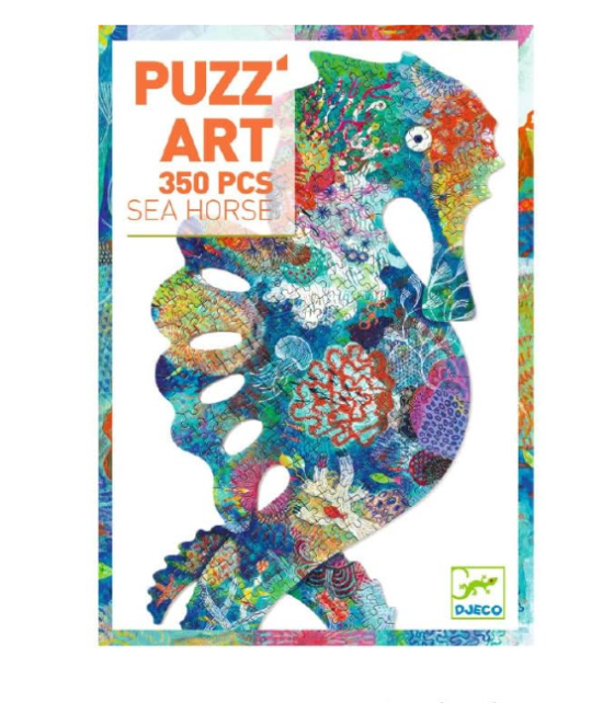 Puzzle Silueta Caballo De Mar 350 piezas_ Djeco