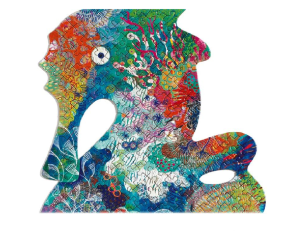 Puzzle Silueta Caballo De Mar 350 piezas_ Djeco - Imagen 2