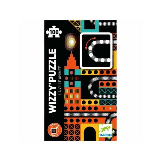 Puzzle La animada ciudad 100 piezas _ Djeco - Imagen 3
