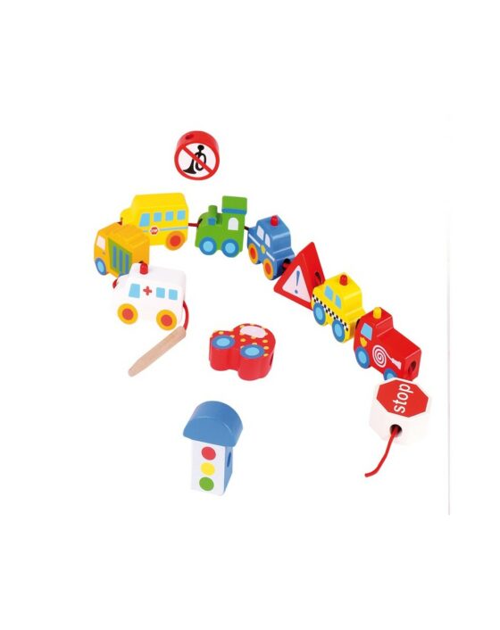 Juego De Enhebrar Transportes - Imagen 2