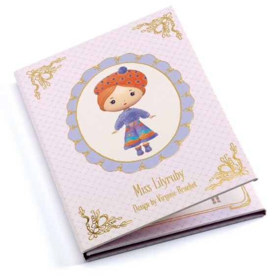 Libro Stickers Reutilizables Miss Lilyruby _Djeco