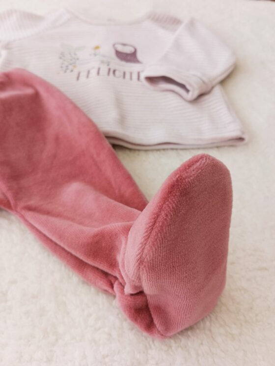 Conjunto Plush, pelele + buzo - Búho- 100% Algodón - Imagen 3