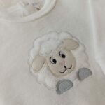 Conjunto Plush, pelele + buzo - Oveja - 100% Algodón - Imagen 3