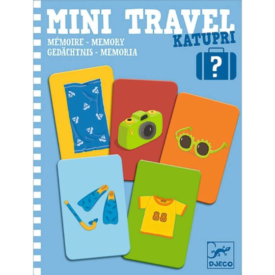 Juego de Cartas - MINI TRAVEL Memoria- Djeco