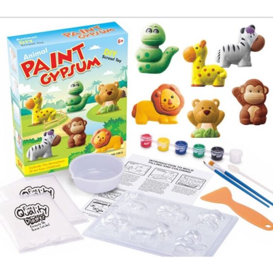 Kit de arte - Fábrica de Animales en Yeso