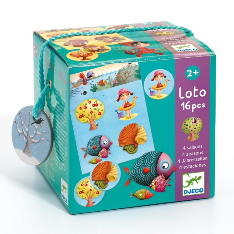Juego de mesa Loto - 4 Estaciones - Djeco