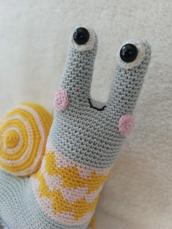 Amigurumi - Producto artesanal - Caracola - Imagen 4