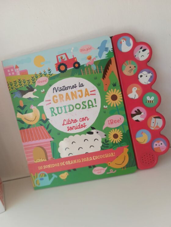 Libro con sonidos - GRANJA RUIDOSA - Con 10 sonidos - Imagen 2