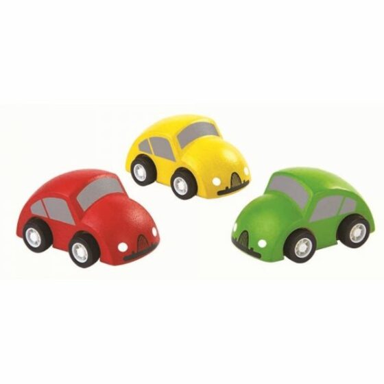 Vehículo en madera - Set autitos x3 - Plan Toys