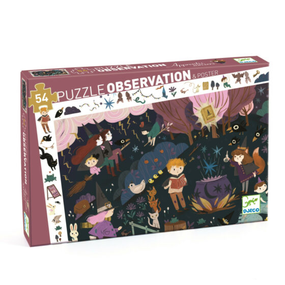 Puzzle De Observación - Aprendiz de Brujo - 54 Piezas - DJECO