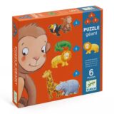 Puzzles evolutivos - DJECO - 4 a 9 piezas - Monittot y amigos