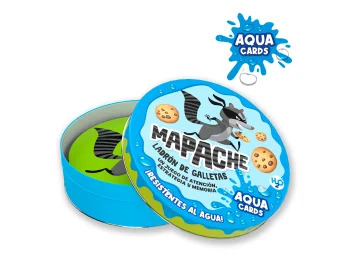 Juego de cartas Mapache ladrón de galletas. Resistente al agua