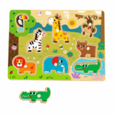 Puzzle de encastre animales de la selva